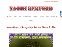 Tablet Screenshot of naomibedford.com